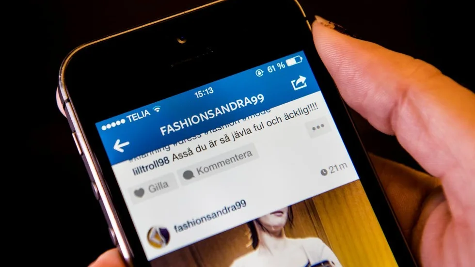 Nätmobbing. En klass i Klinteskolan har gjort ett arbetsprojekt för att minska kränkningarna på sociala medier.