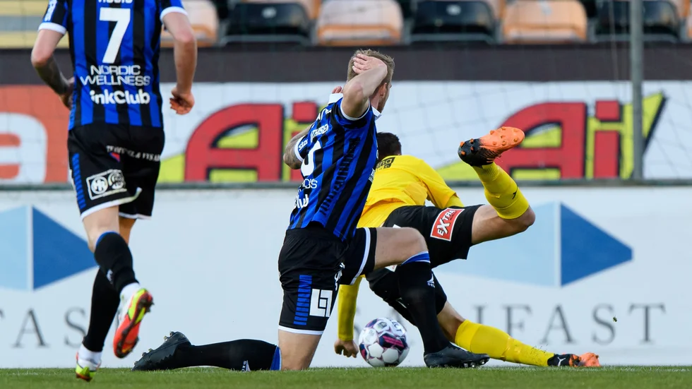 Marcus Mathisen var inblandad i straffsituationen. 