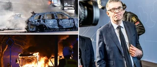 Sveriges rikspolischef höll pressträff om senaste dagarnas upplopp och bråk – se sändningen i efterhand