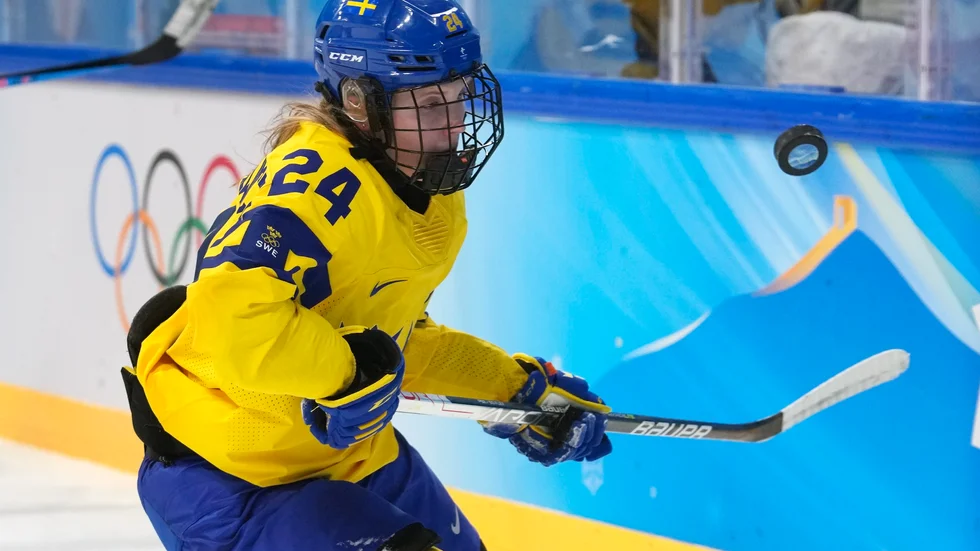 Felizia Wikner Zienkiewicz gjorde hattrick i segern över Norge. Arkivbild.