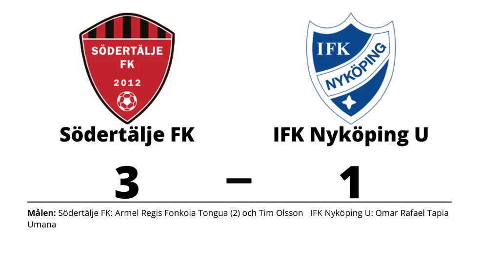 Södertälje FK vann mot IFK Nyköping U