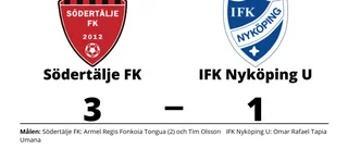 Omar Rafael Tapia Umana enda målskytt när IFK Nyköping U föll