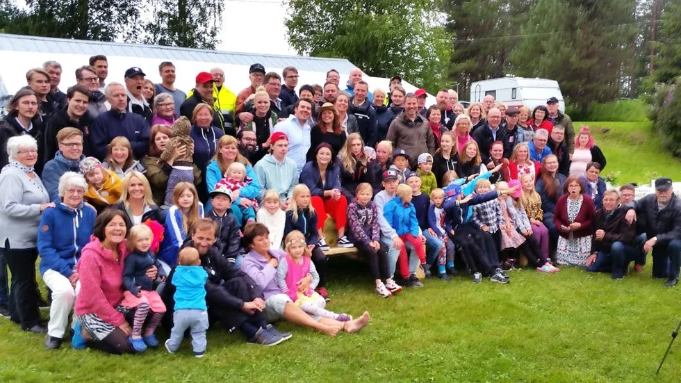 Willmans. 113 stycken släktingar träffades i Torninen på den gamla familjegården.