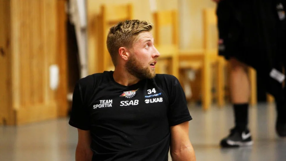 Tvåan. Joel Lassinantti kom tvåa på löptestet.