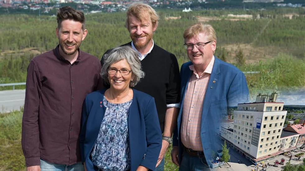 Henrik Ölvebro, Jeanette Wöppling, Michael Green och Lars Ariksson.