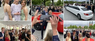 Dags för studentbal på Statt i centrala Eskilstuna – vi direktrapporterade