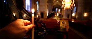 Digitala minnesljus på domkyrkan