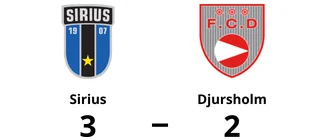 Ny seger för formstarka Sirius
