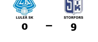 Målfest när Storfors krossade Luleå SK