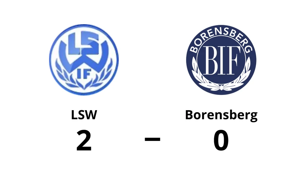 LSW IF vann mot Borensbergs IF
