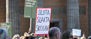 Skär inte ner på skolan         