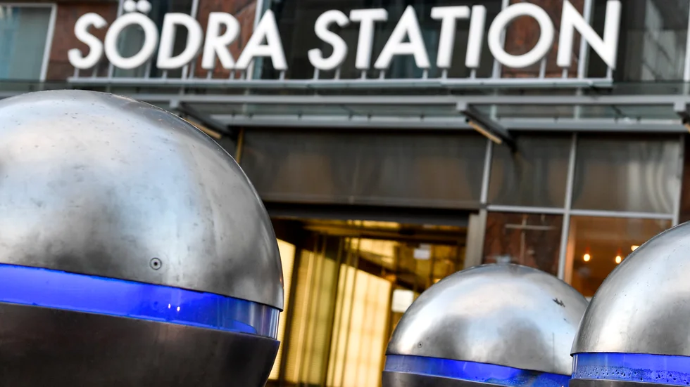 Pendeltågsstationen Södra station i Stockholm. Arkivbild.