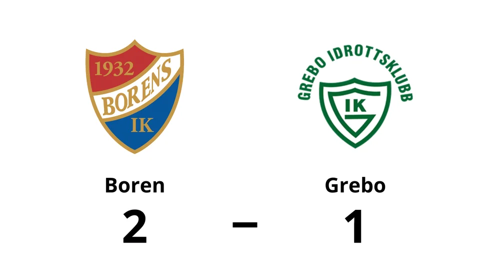 Borens IK vann mot Grebo IK