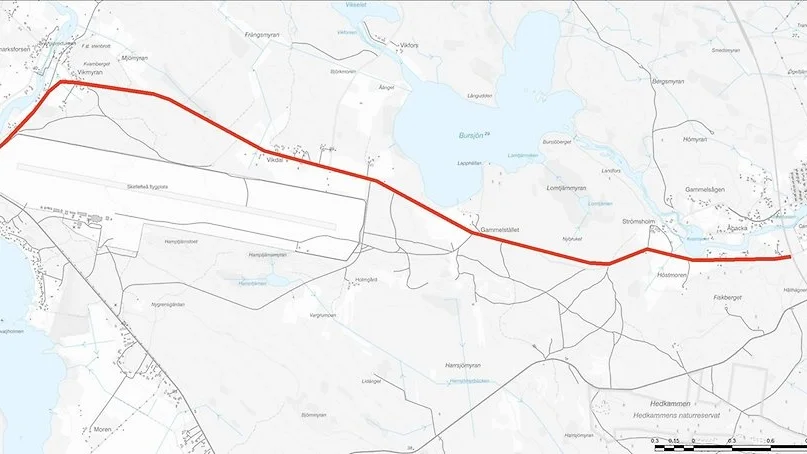 Vikdalsvägen stängs av 29 maj på grund av vägarbete.