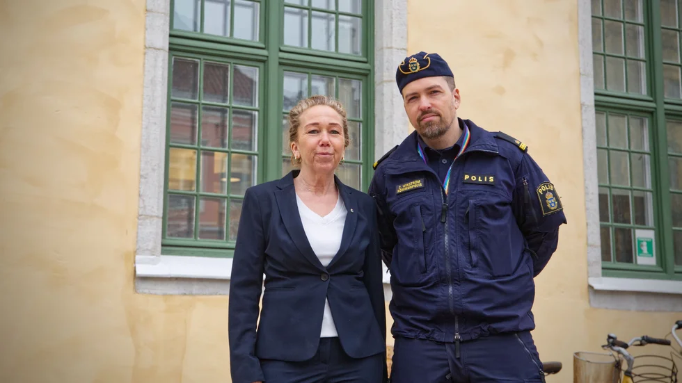 Lotta Lundberg och Zeke Wikström menar att det är viktigt att hela samhället samverkar i det brottsförebyggande arbetet.