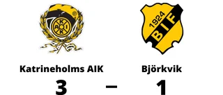 Tre poäng för Katrineholms AIK hemma mot Björkvik