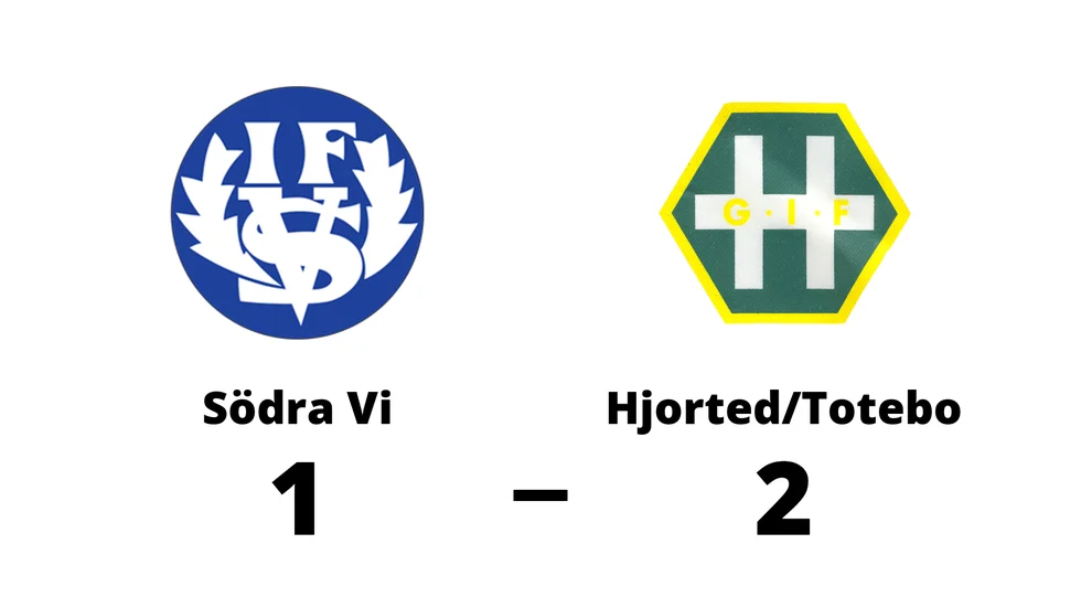 Södra Vi IF förlorade mot Hjorted/Totebo