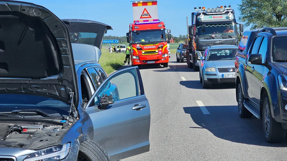 Olyckan inträffade på Arkösundsvägen.