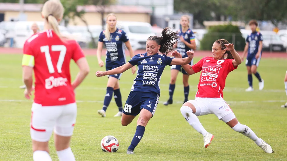 P18 IK räddade en poäng mot Degerfors. 