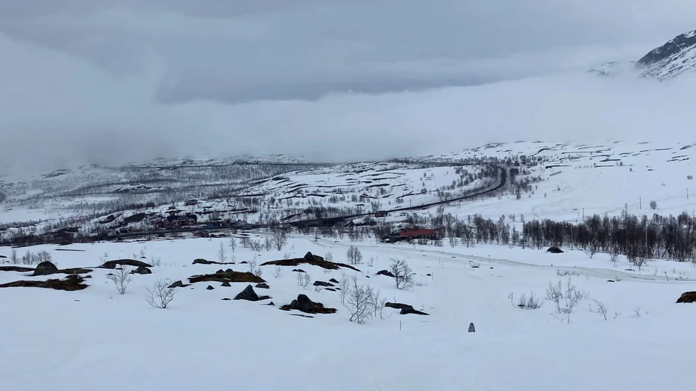 Vy över Katterjåkk, där man nu kan ta bort rekommendationen om att koka dricksvattnet i kranen.