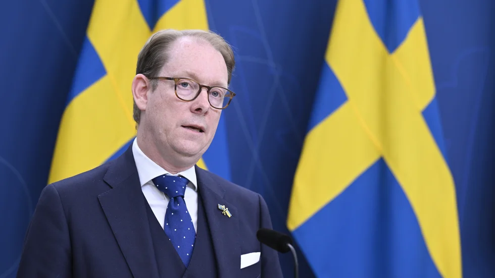 Utrikesminister Tobias Billström (M). Arkivbild.