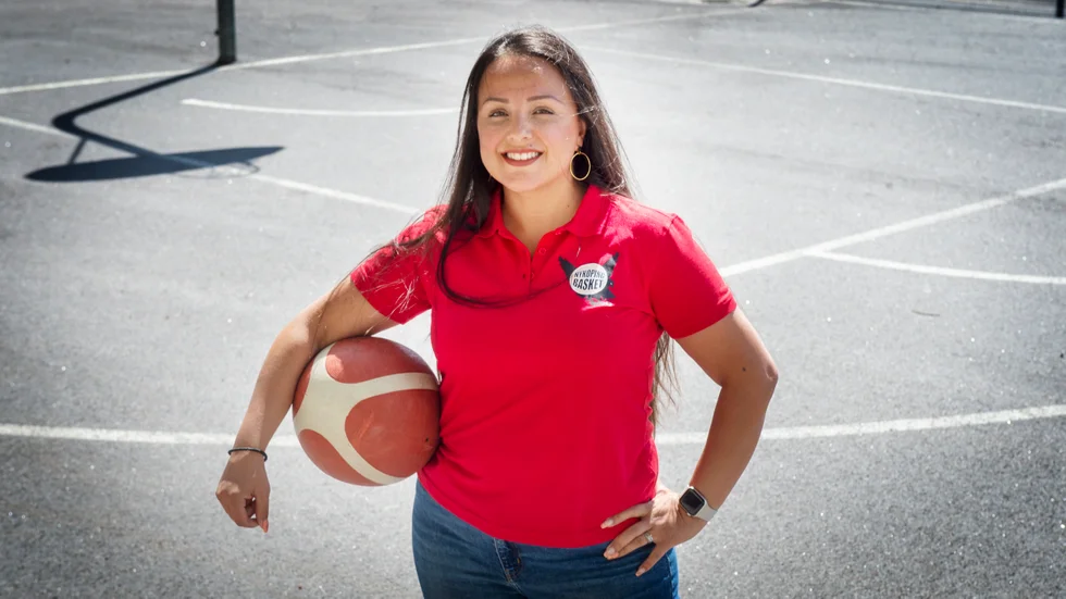 Laydy Luna Gogolin, föreningsutvecklare på Nyköping basket.