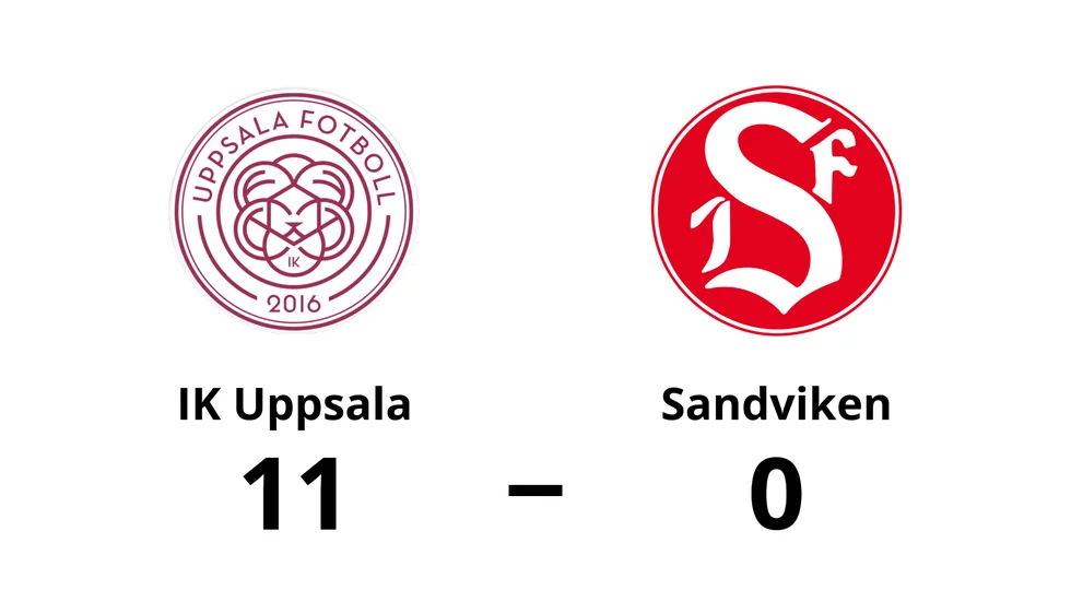 IK Uppsala Fotboll vann mot Sandvikens IF