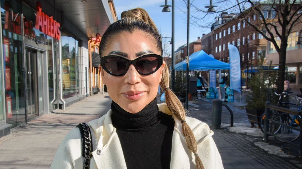 Miah van de Bilt på besök i sin tidigare hemstad Luleå.