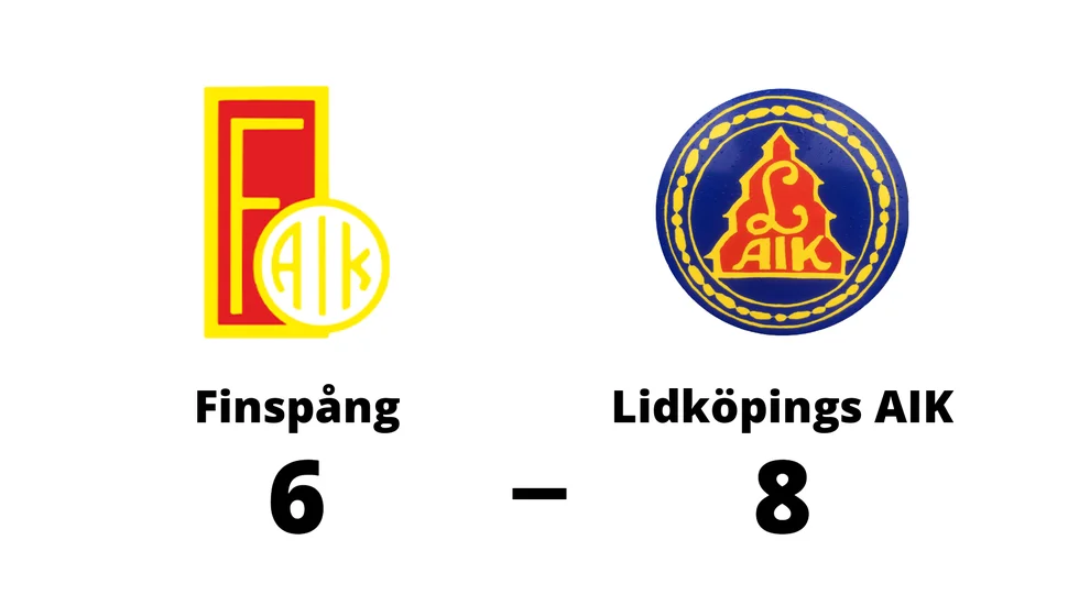 Finspångs AIK förlorade mot Lidköpings AIK