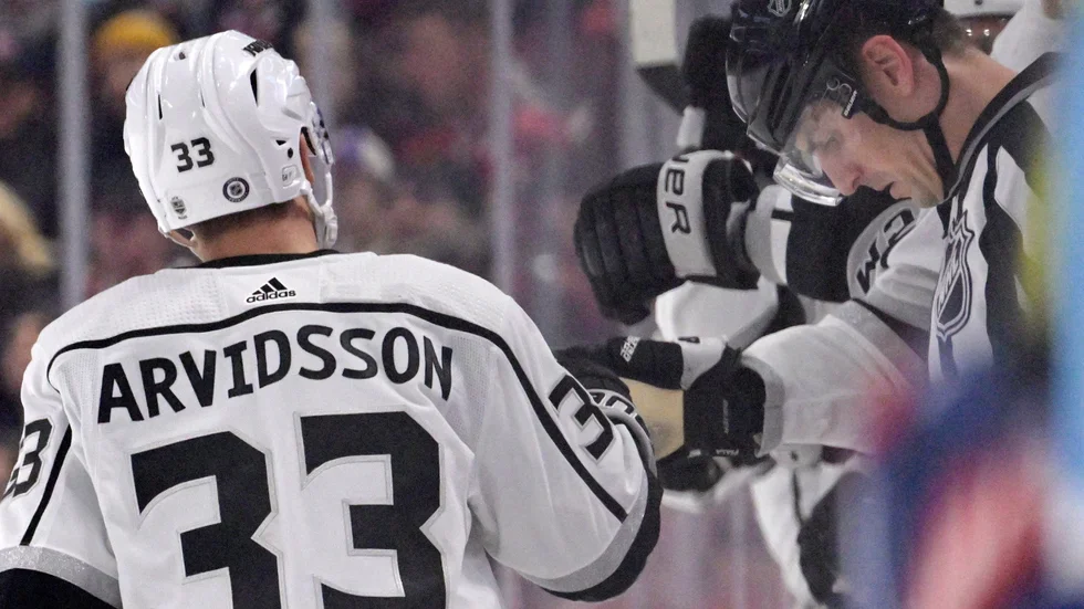 Nummer 33 är tillbaka i Los Angeles King. ”Det har varit tufft", erkänner Viktor Arvidsson.