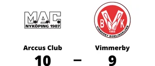 Segerraden förlängd för Arccus Club - besegrade Vimmerby