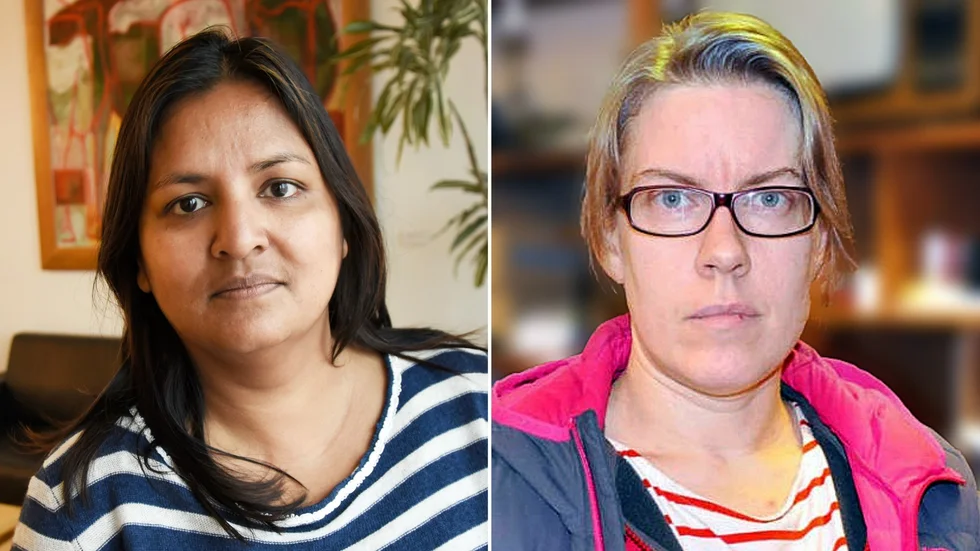 Nina Berggård och Linda Jonsson blev invalda i Vänsterpartiets styrelse under kongressen i Jönköping.