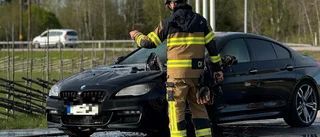 Bilbrand i Enköping – brunnit i kupén