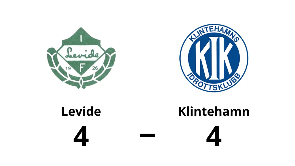 Levide IF spelade lika mot Klintehamns IK