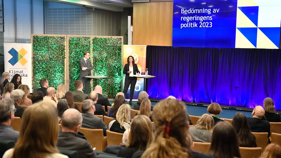 Klimatpolitiska rådet presenterades sin kritik mot regeringen tidigare i år.