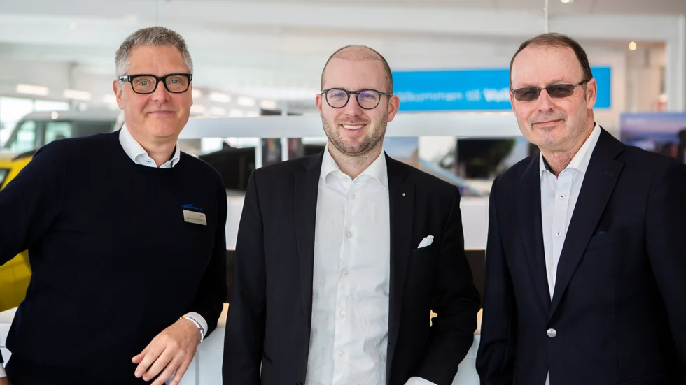Per Carlson Melin, Marcus Wahlstedt och  Mauritz Wahlstedt.