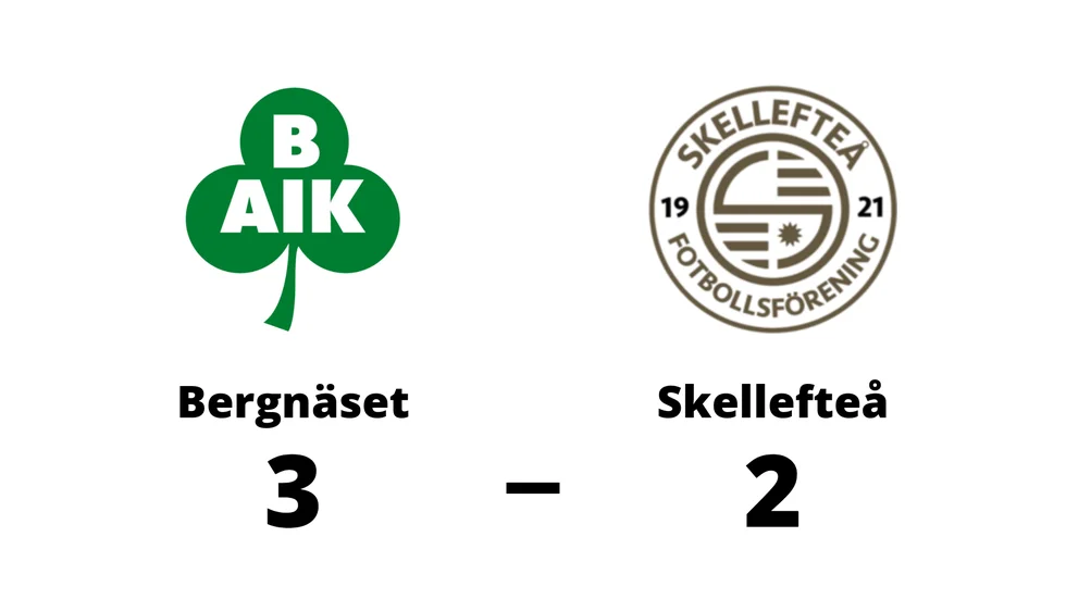 Bergnäsets AIK vann mot Skellefteå FF
