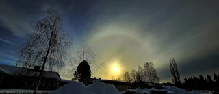 Läsarbild: Halo uppenbarade sig i Boden