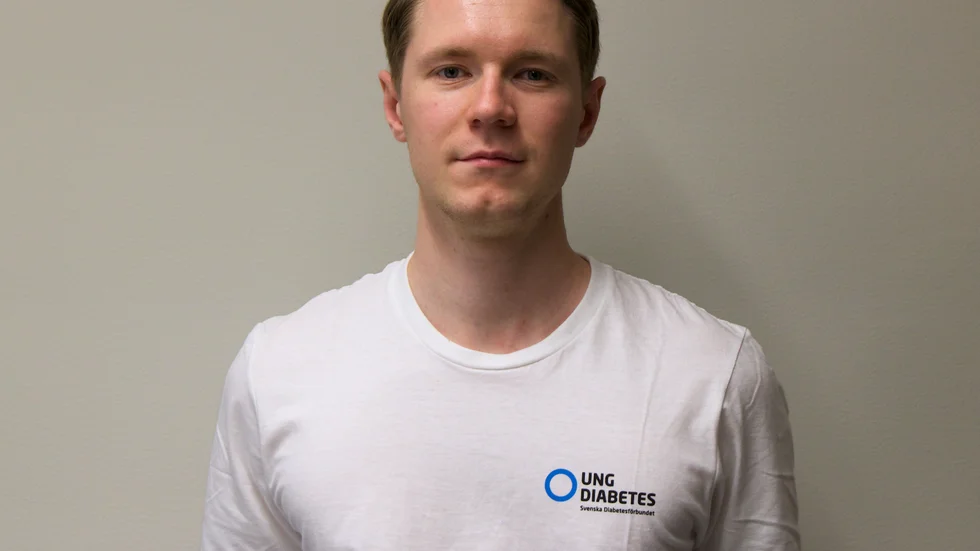 Oskar Karlsson, påverkansansvarig Ung Diabetes 