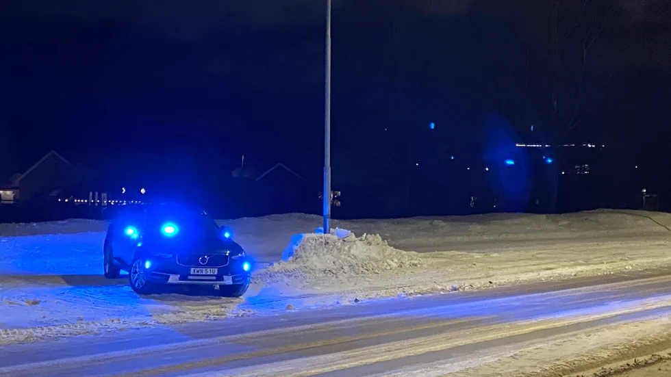 En trafikolycka inträffade i höjd med Ica på Bolidenvägen i Skellefteå under onsdagskvällen.