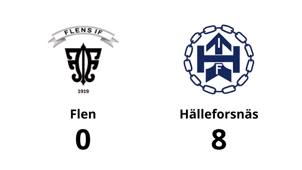 Flens IF förlorade mot Hälleforsnäs IF