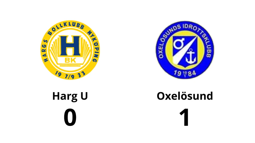 Hargs BK U förlorade mot Oxelösunds IK