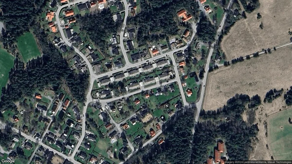Området kring Skogsvägen 8