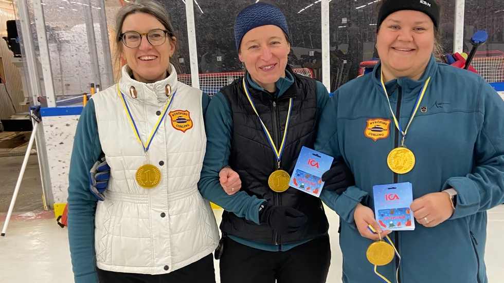 Vinnarna av interncupen 2024 blev lag Rolling stones med Åsa Wolgast Broberg, Andra Balakova och Jennie Wettergren. Bitte Frimodigh och Eva Nilsson saknas på bilden.
