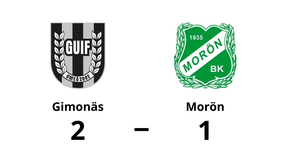 Gimonäs Umeå IF vann mot Morön BK