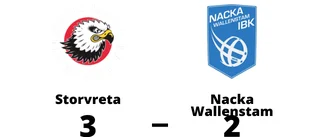 Seger för Storvreta mot Nacka Wallenstam