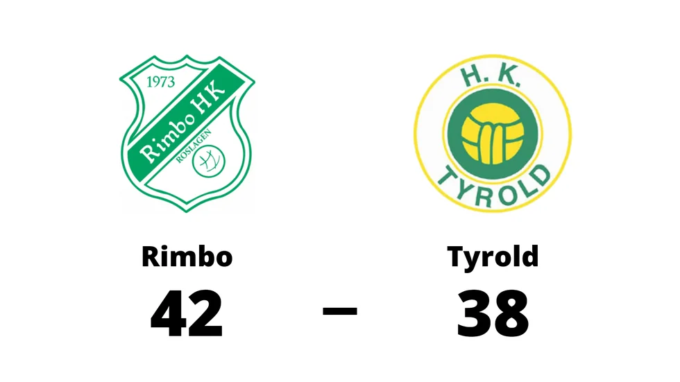 Rimbo vann mot HK Tyrold