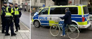 Stora polisresurser i Linköping under lördagen