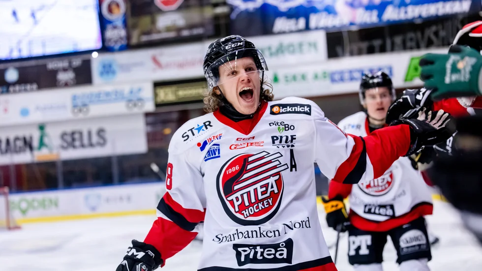 Linus Hedman - en av Piteås målskyttar (Arkivbild)