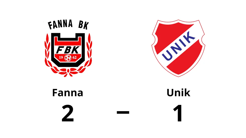 Fanna BK vann mot Unik FK